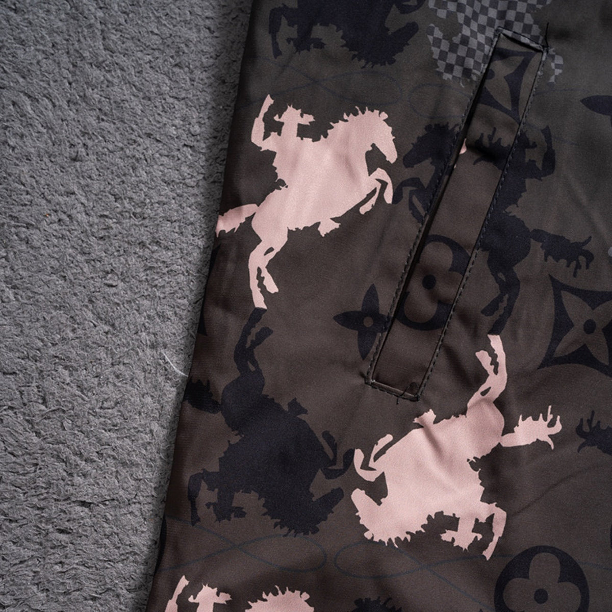 New Fashion Men's All Over Print Stand Jacket SJ1326093024