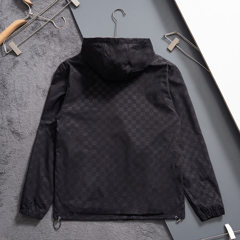 New Fashion Men's All Over Print Stand Jacket SJ1326093027