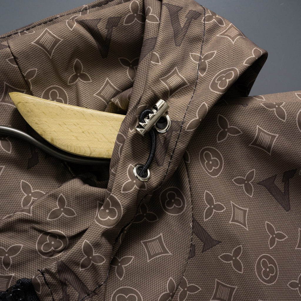 New Fashion Men's All Over Print Stand Jacket SJ1326093028