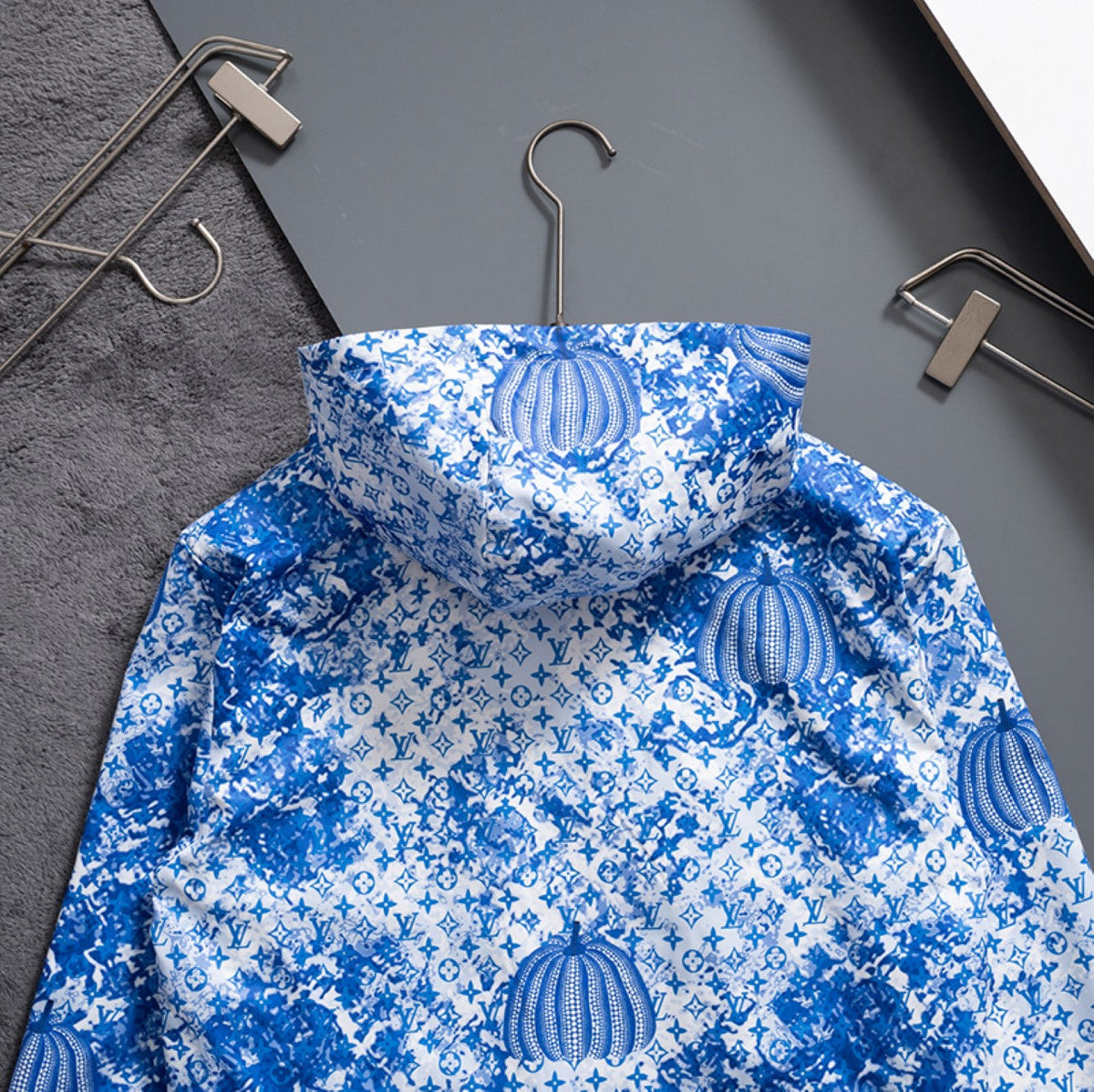 New Fashion Men's All Over Print Stand Jacket SJ1326093029