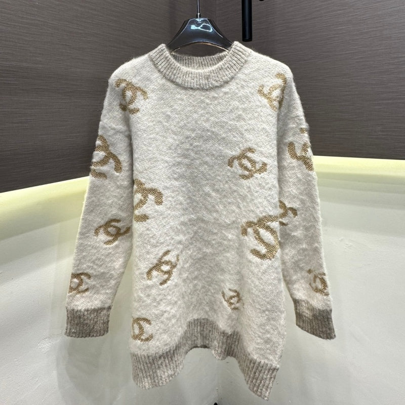 New Fashion Women's CC Loose Sweater CQQ1326100805