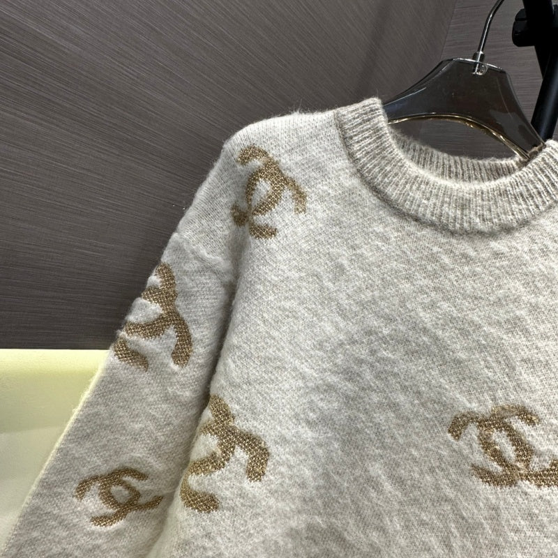 New Fashion Women's CC Loose Sweater CQQ1326100805