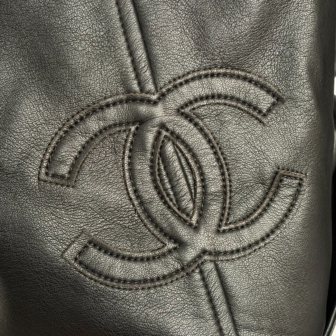 New Fashion Women's CC Leather Jacket DM1326100815