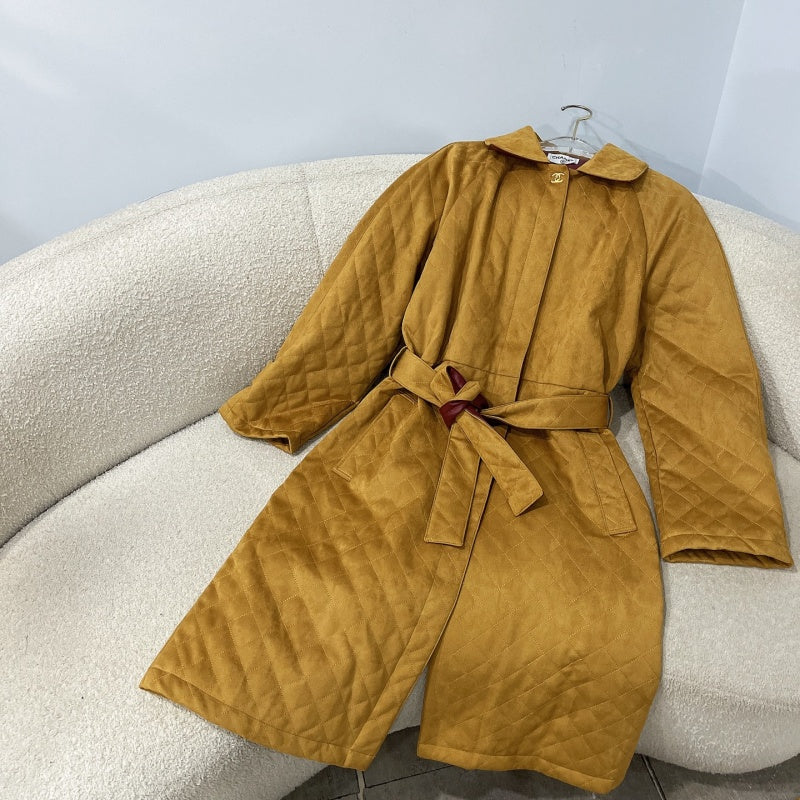 New Fashion Women's CC Long Suede Coat DM1326100819