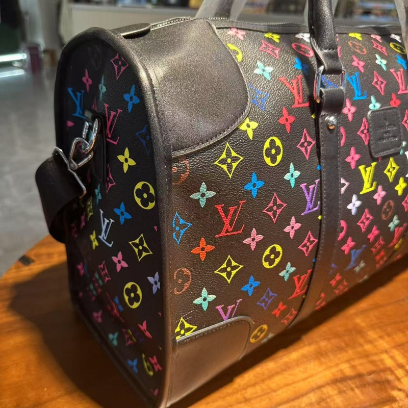 New Fashion 1V Leather Travel Duffle Bag JL1306100832