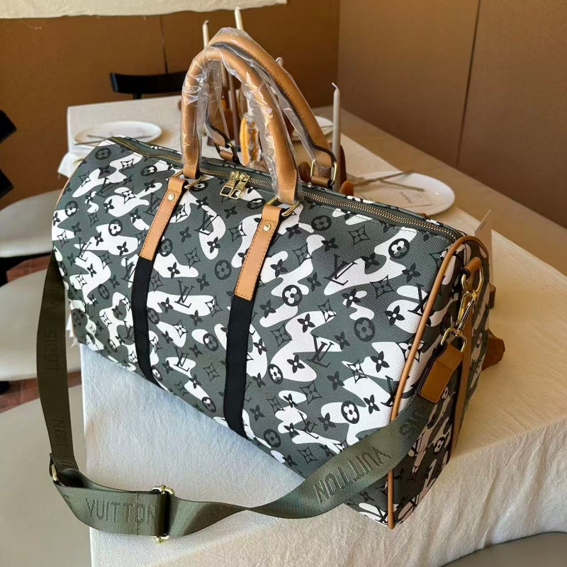 New Fashion 1V Leather Travel Duffle Bag JL1306100835