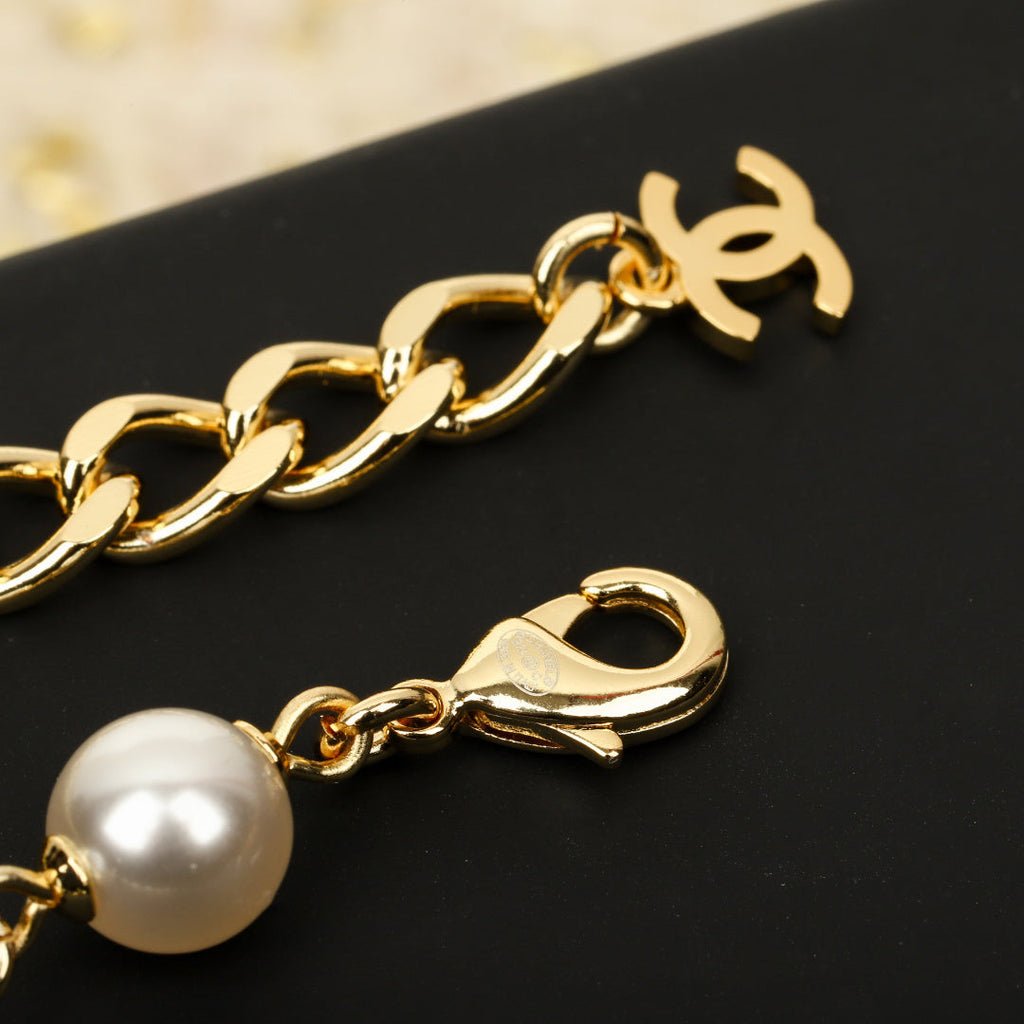 New Fashion Women's Letter Heart Pearl Bracelet ZS1326101016