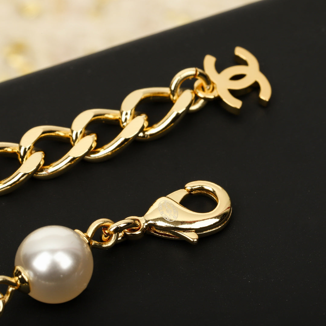 New Fashion Women's Letter Heart Pearl Bracelet ZS1326101016