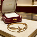 New Fashion Women's Cross Paved Nail Bangle ZS1326101018