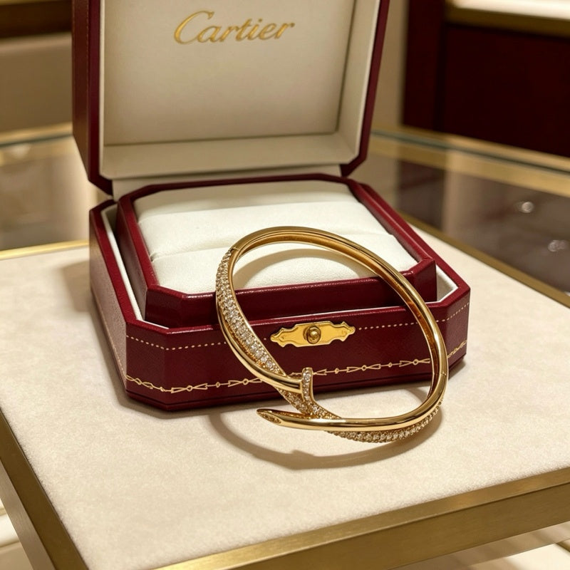 New Fashion Women's Cross Paved Nail Bangle ZS1326101018