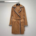 New Fashion Women's CC Corduroy Trench Coat DM1326101024