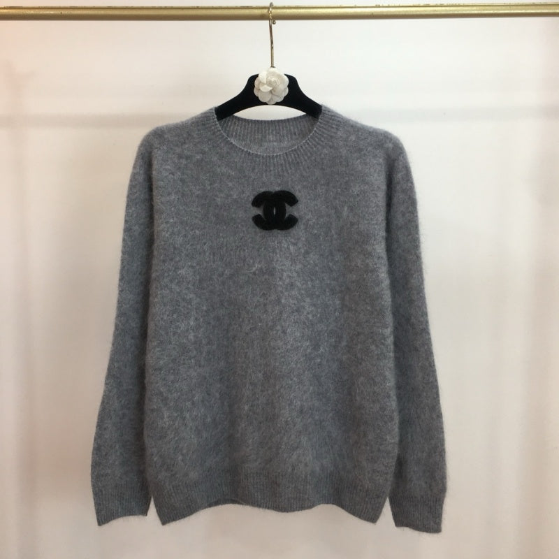 New Fashion Women's CC Crew Neck Sweater DM1326101025