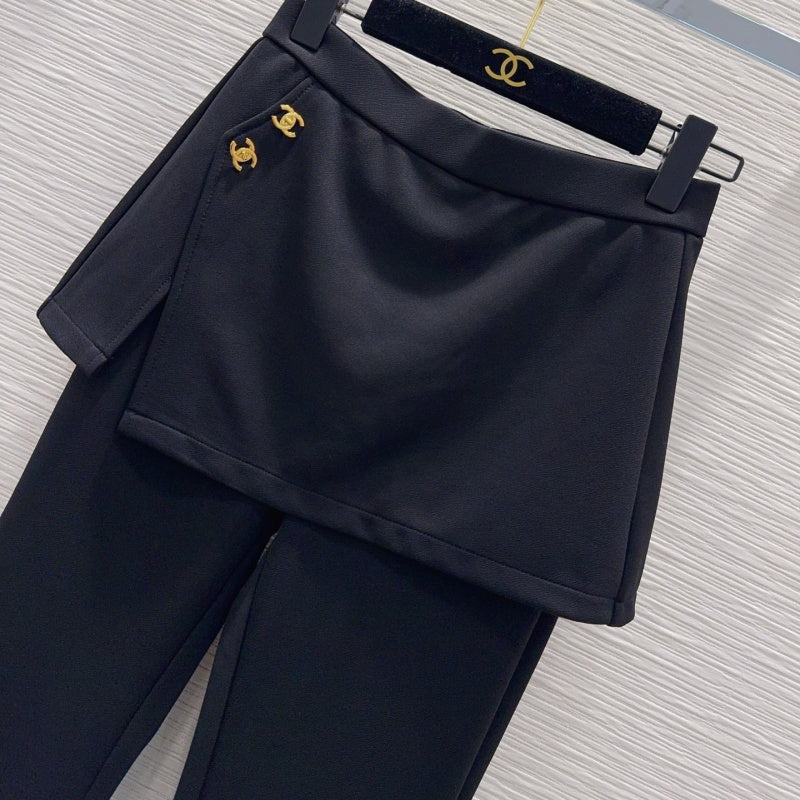 New Fashion Women's Fake Two-Piece Skirt Pants DM1326101027