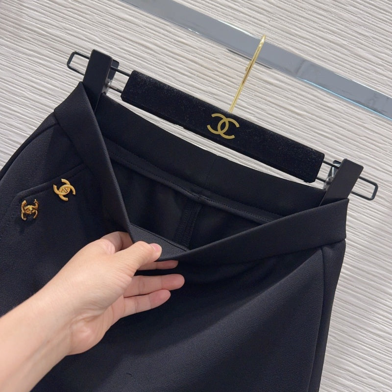 New Fashion Women's Fake Two-Piece Skirt Pants DM1326101027