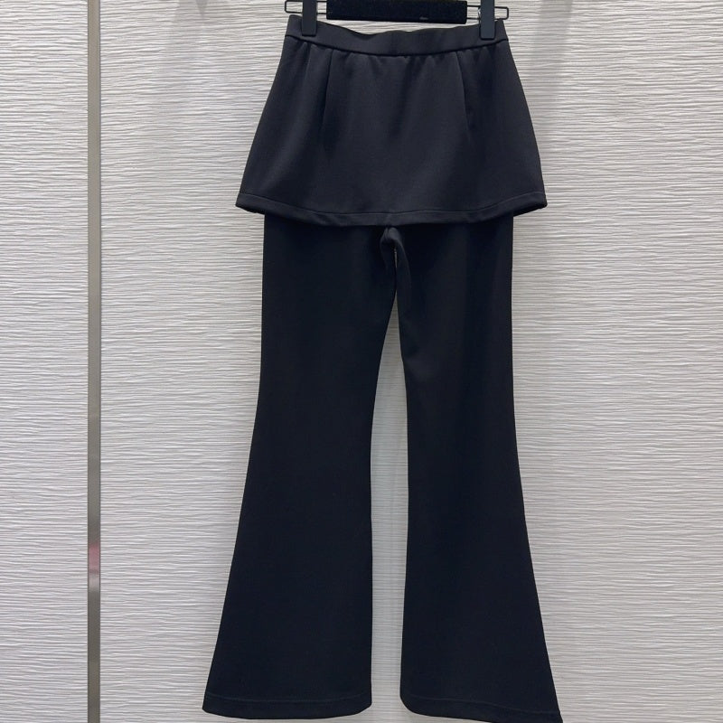 New Fashion Women's Fake Two-Piece Skirt Pants DM1326101027