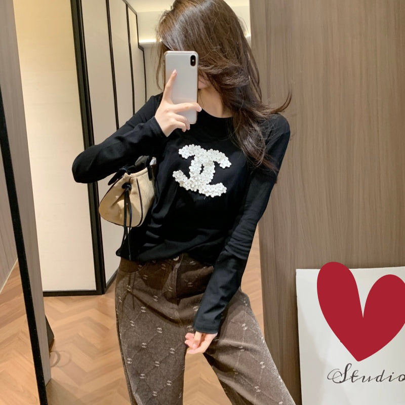 New Fashion Women's Base Top & Jeans Set DM1326101028