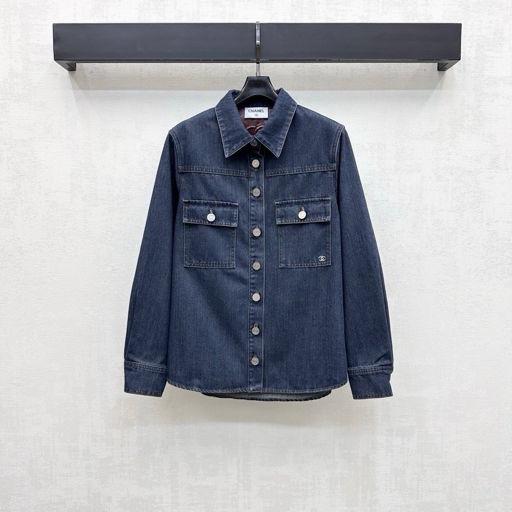 New Fashion Women's CC Denim Jacket DM1326101030