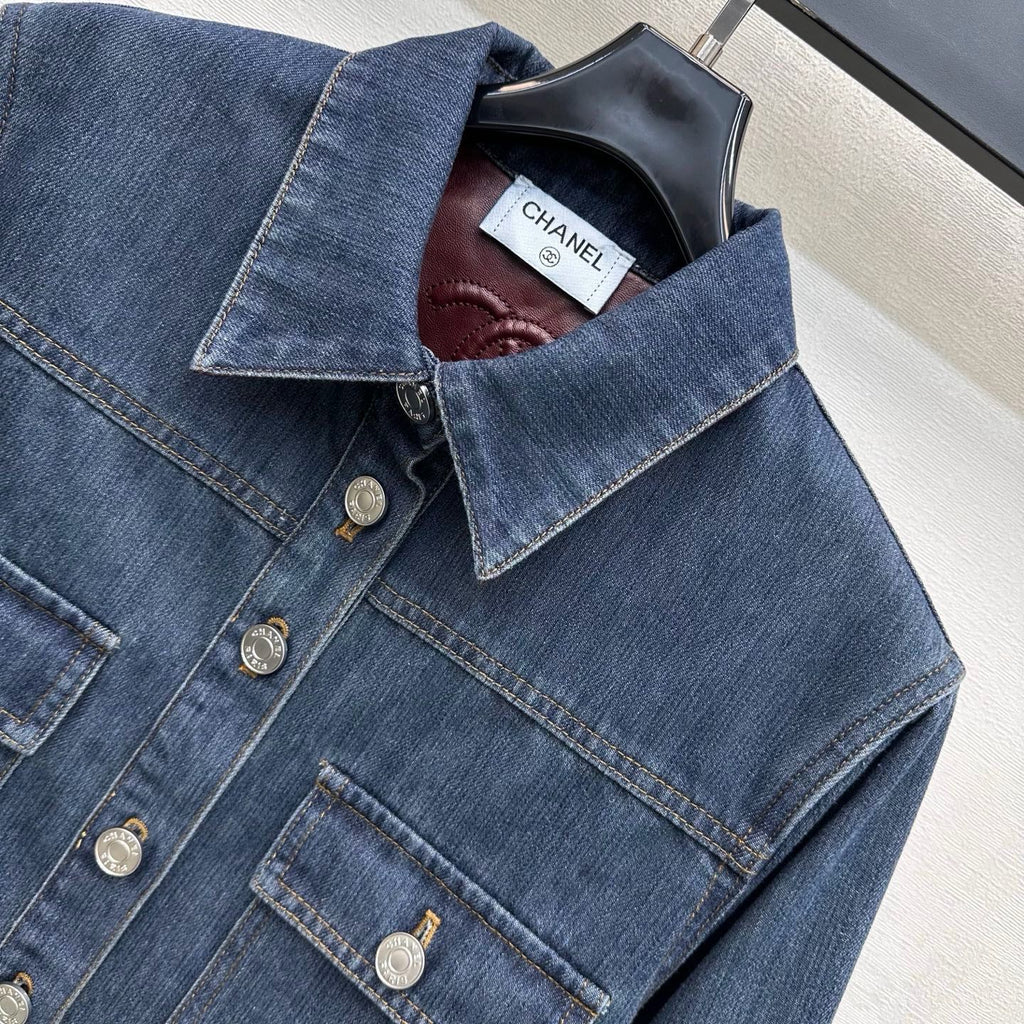 New Fashion Women's CC Denim Jacket DM1326101030