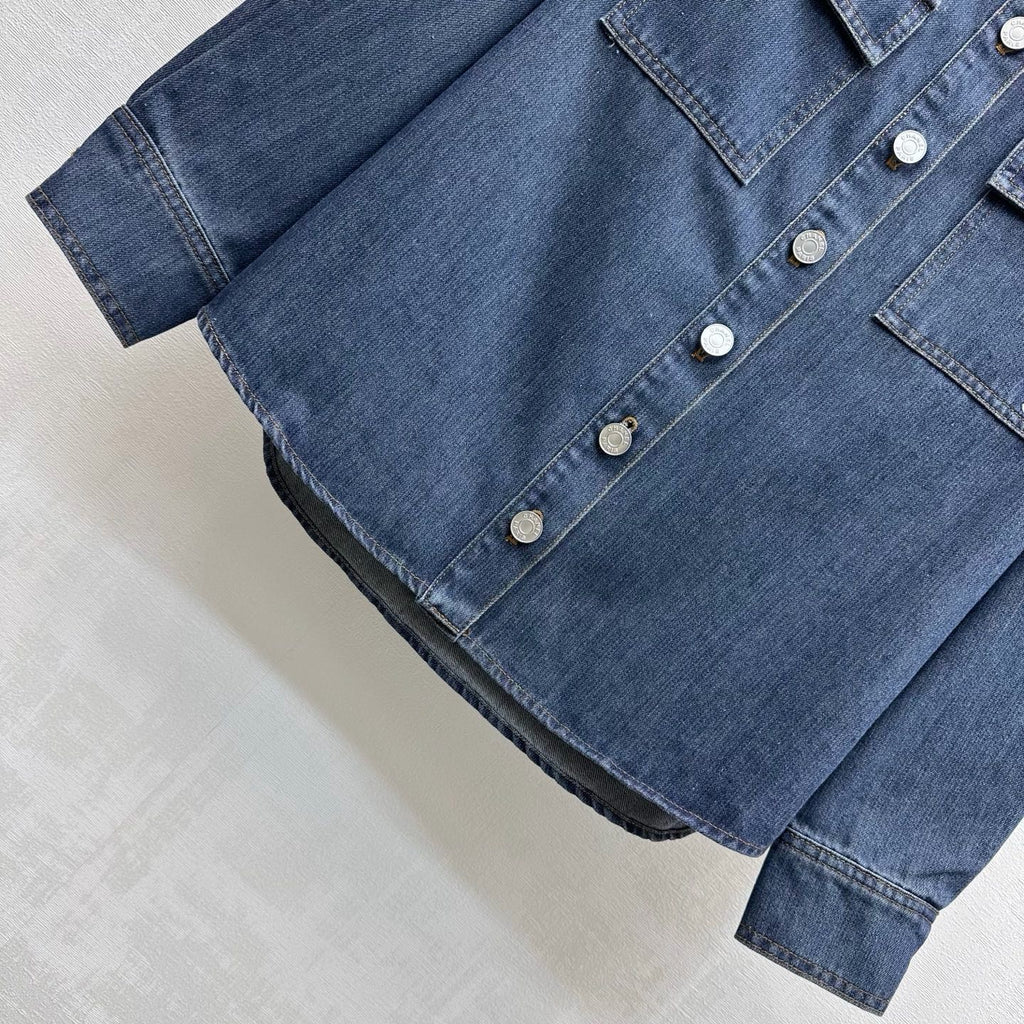 New Fashion Women's CC Denim Jacket DM1326101030