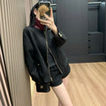 New Fashion Women's CC Suede Jacket DM1326101034