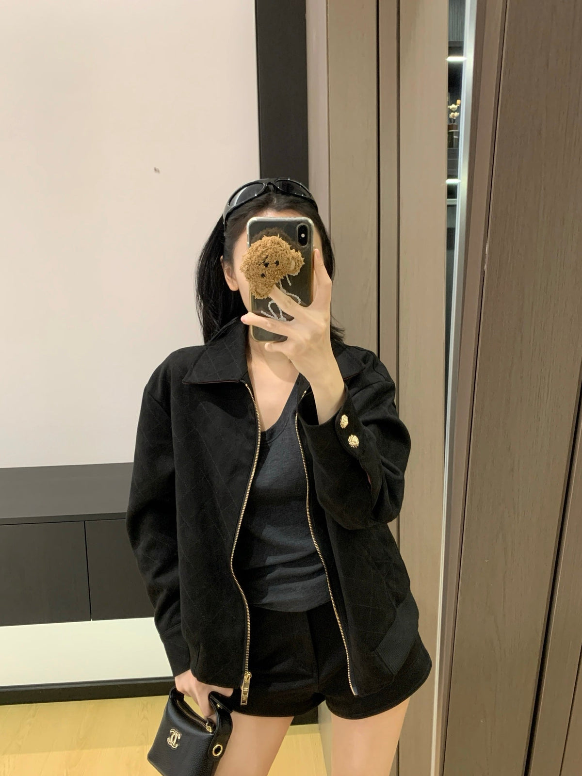 New Fashion Women's CC Suede Jacket DM1326101034