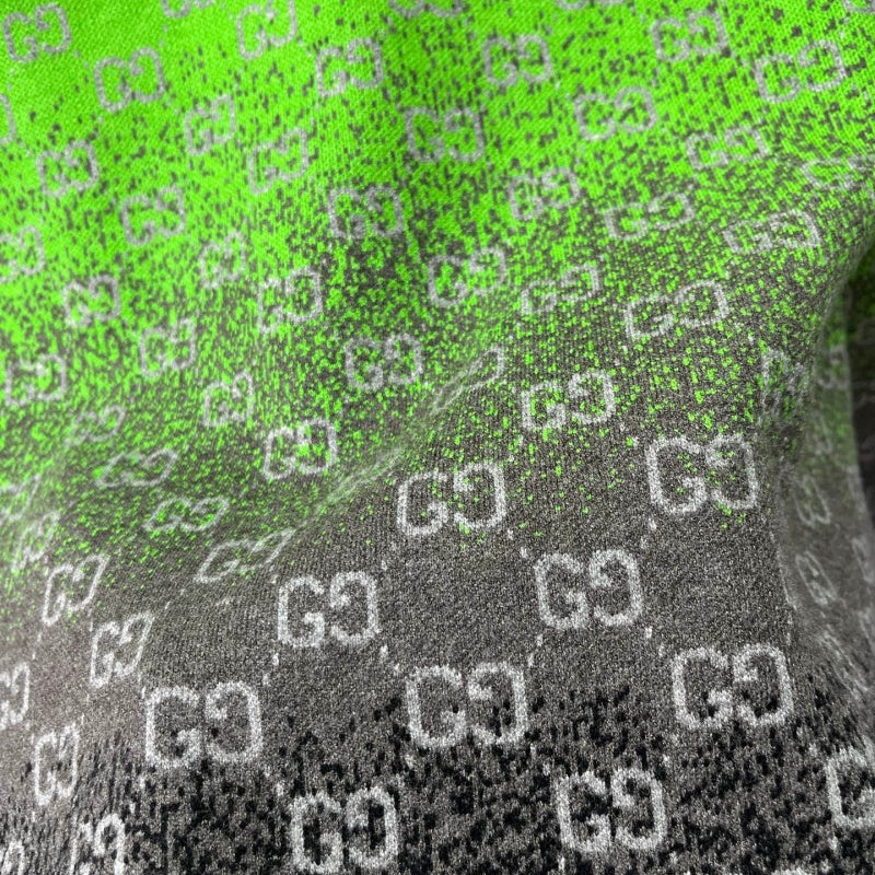 New Release Men's Gradient All Over Print Letter Crew Neck Sweater SJ1326101304
