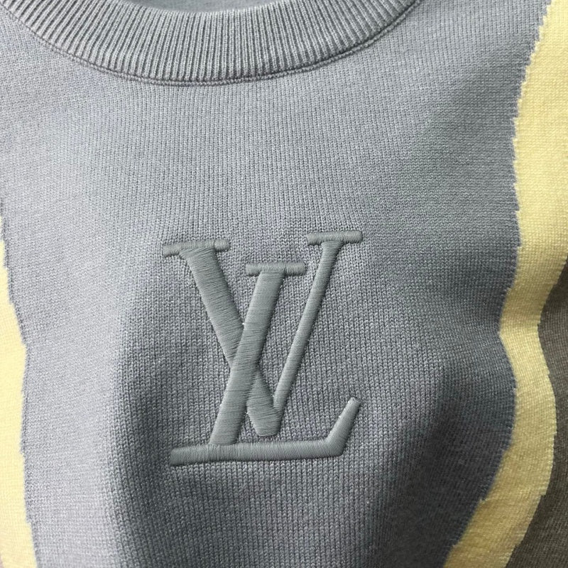 New Release Men's Color Block Crew Neck Sweater SJ1326101305