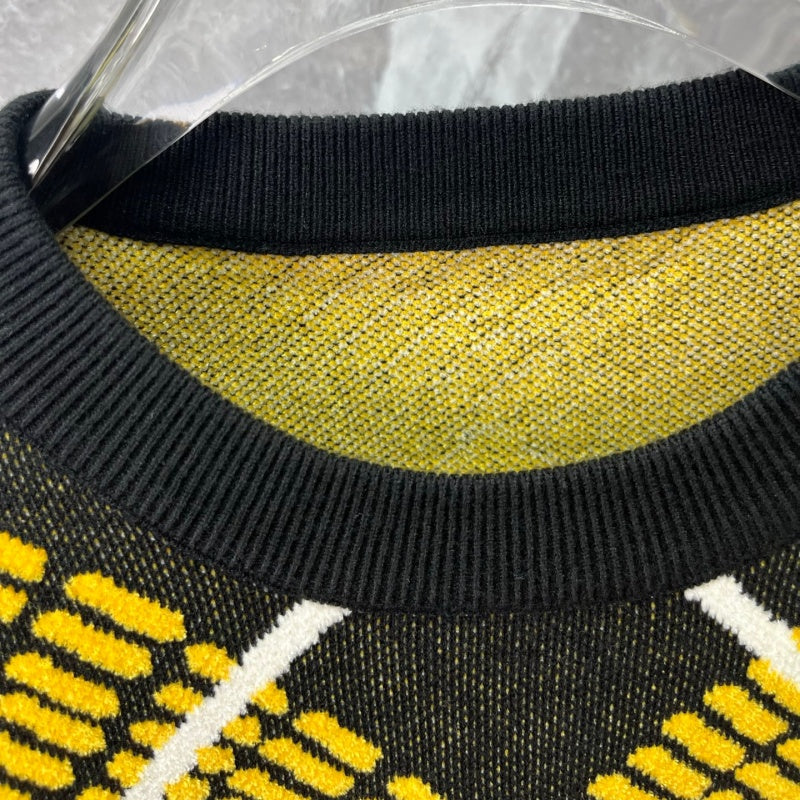 New Release Men's Plaid Monogram Crew Neck Sweater SJ1326101307