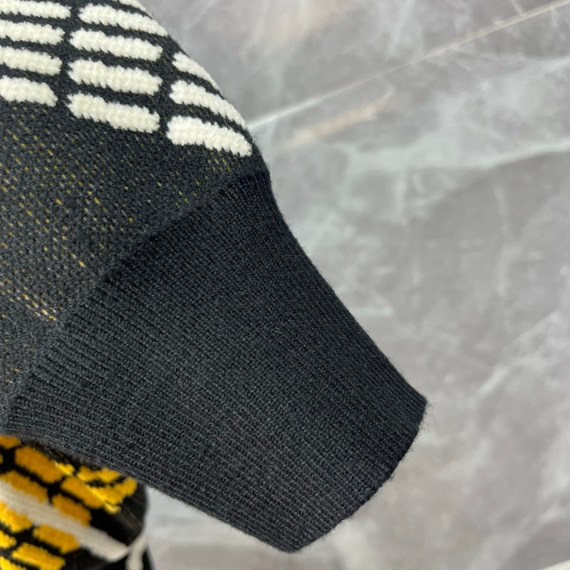 New Release Men's Plaid Monogram Crew Neck Sweater SJ1326101307
