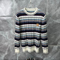 New Release Men's Striped Crew Neck Sweater SJ1326101308