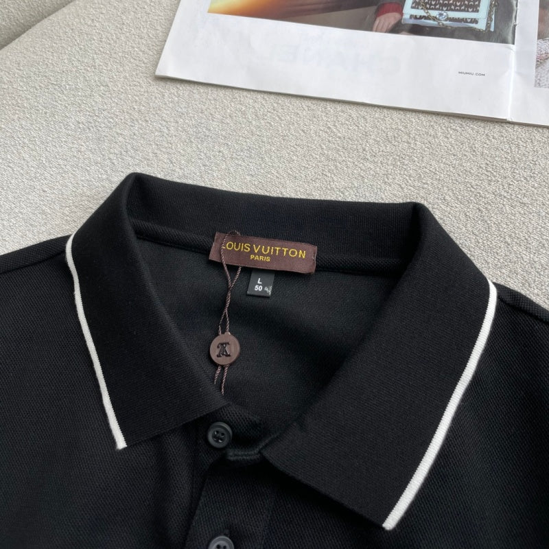 New Fashion Men's Embroidered Short Sleeve Polo Shirt SJ1326101401