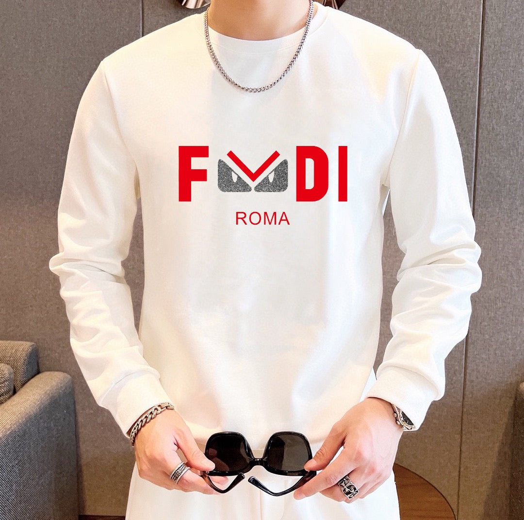New Fashion Plus Size Men's Letter Sweatshirt Set SJ1326101405