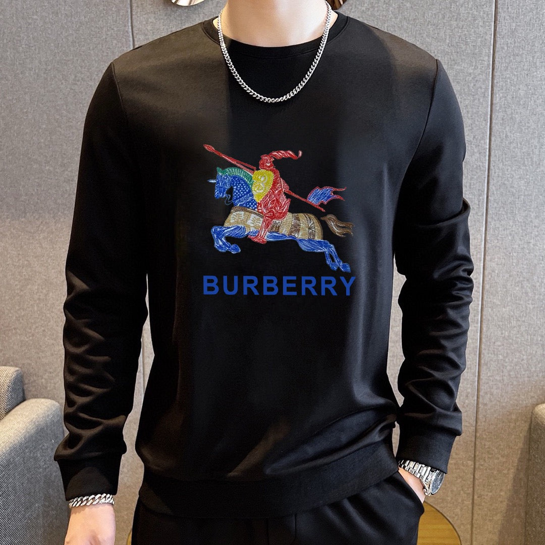 New Fashion Plus Size Men's Letter Sweatshirt Set SJ1326101406