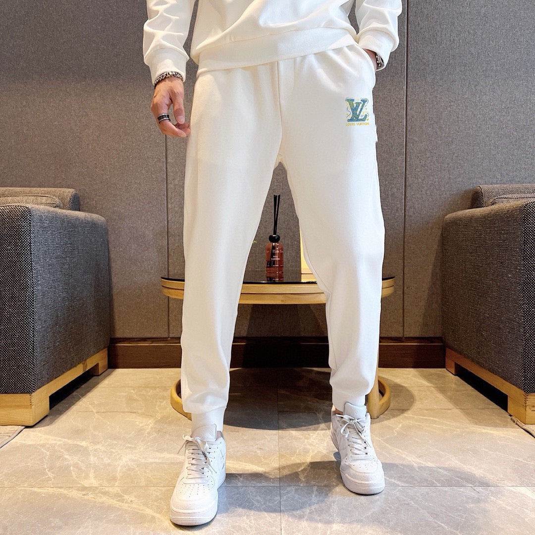 New Fashion Plus Size Men's Letter Sweatshirt Set SJ1326101409