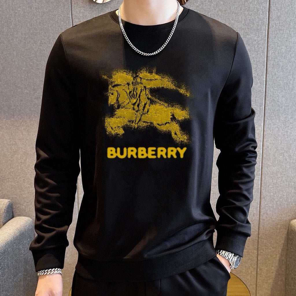 New Fashion Plus Size Men's Letter Sweatshirt Set SJ1326101410