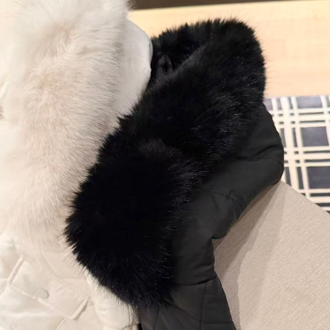 New Fashion Women's CC Faux Fur Collar DM1326101504