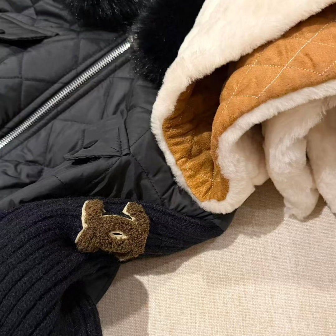 New Fashion Women's CC Faux Fur Collar DM1326101504