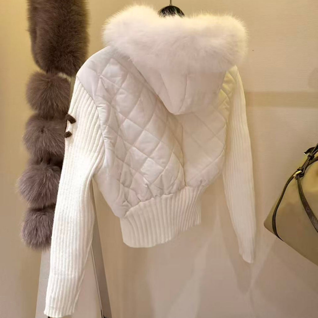 New Fashion Women's CC Faux Fur Collar DM1326101504