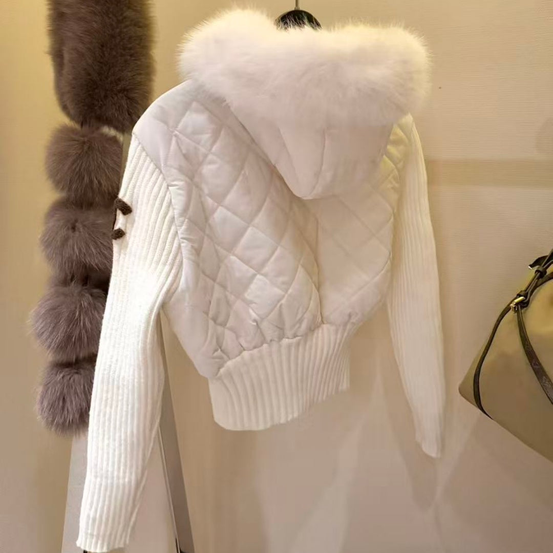 New Fashion Women's CC Faux Fur Collar DM1326101504