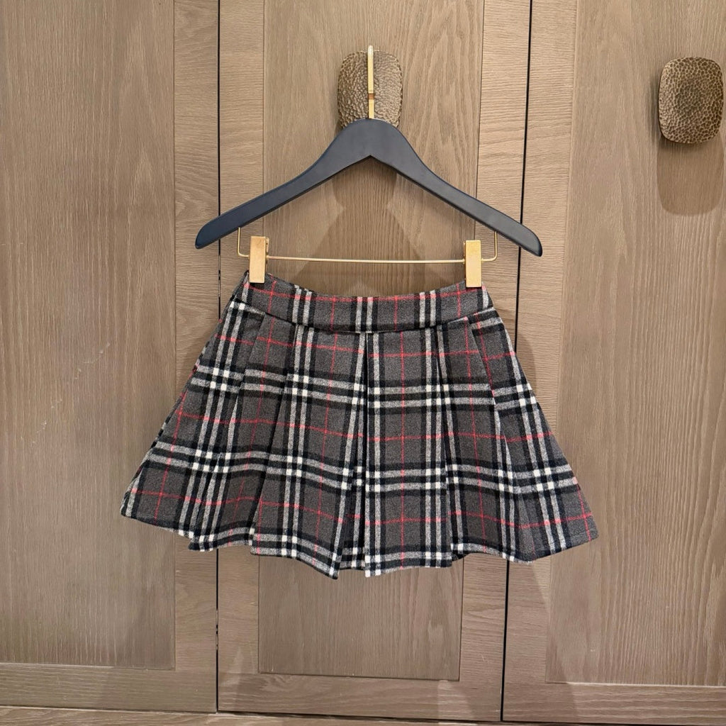 New Fashion Women's Plaid Jacket & Skirt Set DM1326101506