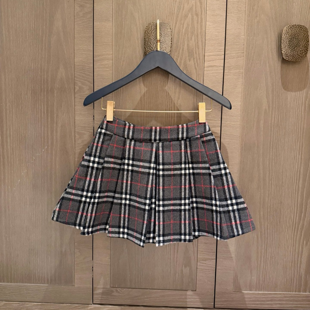 New Fashion Women's Plaid Jacket & Skirt Set DM1326101506