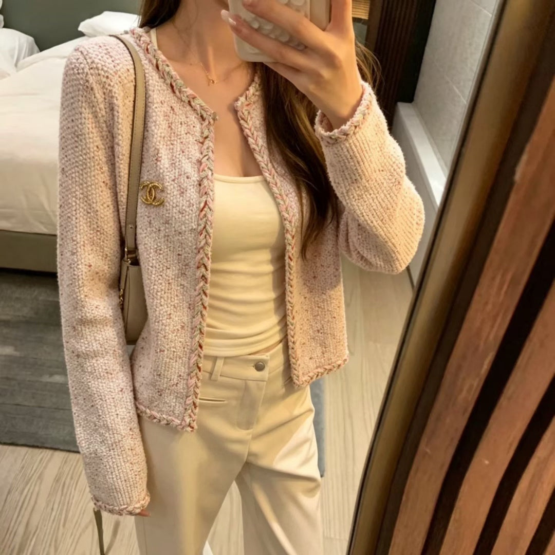 New Fashion Women's CC Knit Jacket DM1326101507