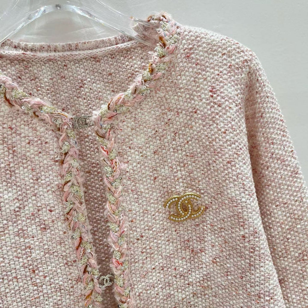 New Fashion Women's CC Knit Jacket DM1326101507