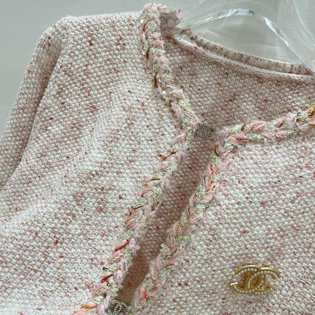 New Fashion Women's CC Knit Jacket DM1326101507
