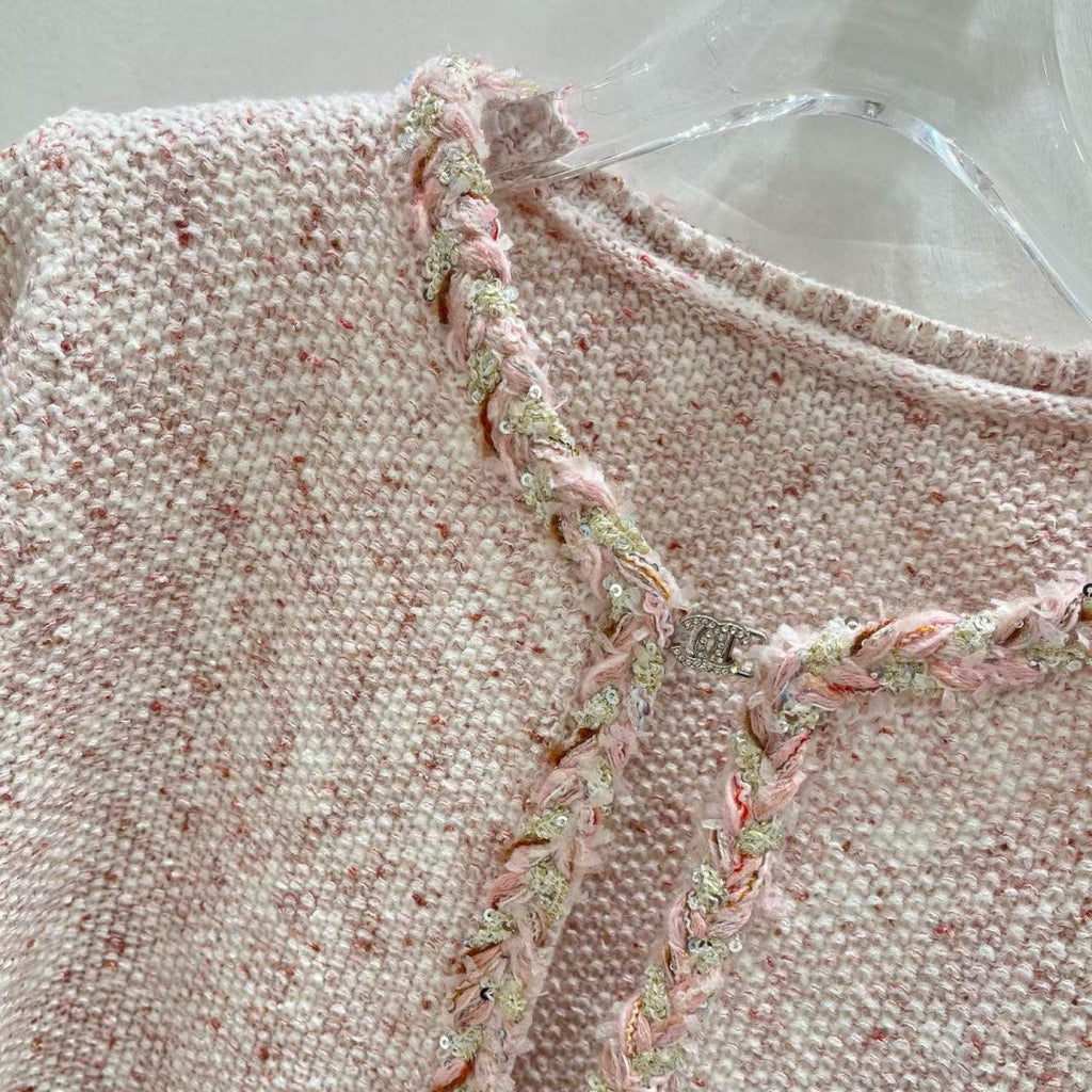 New Fashion Women's CC Knit Jacket DM1326101507