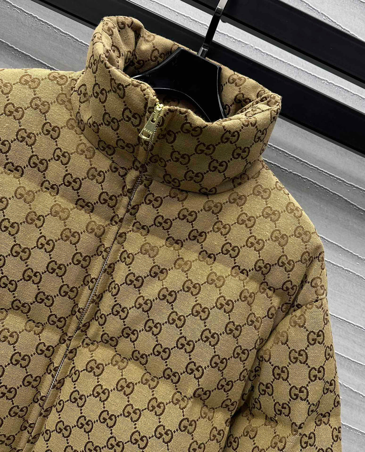 New Fashion Women's All Over Print Puffer Jacket DM1326101509