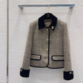 New Fashion Women's CC Tweed Jacket CQQ1326101516