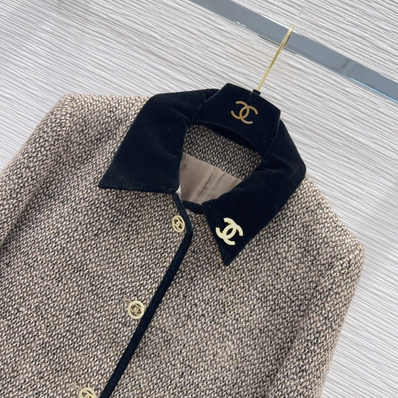 New Fashion Women's CC Tweed Jacket CQQ1326101516
