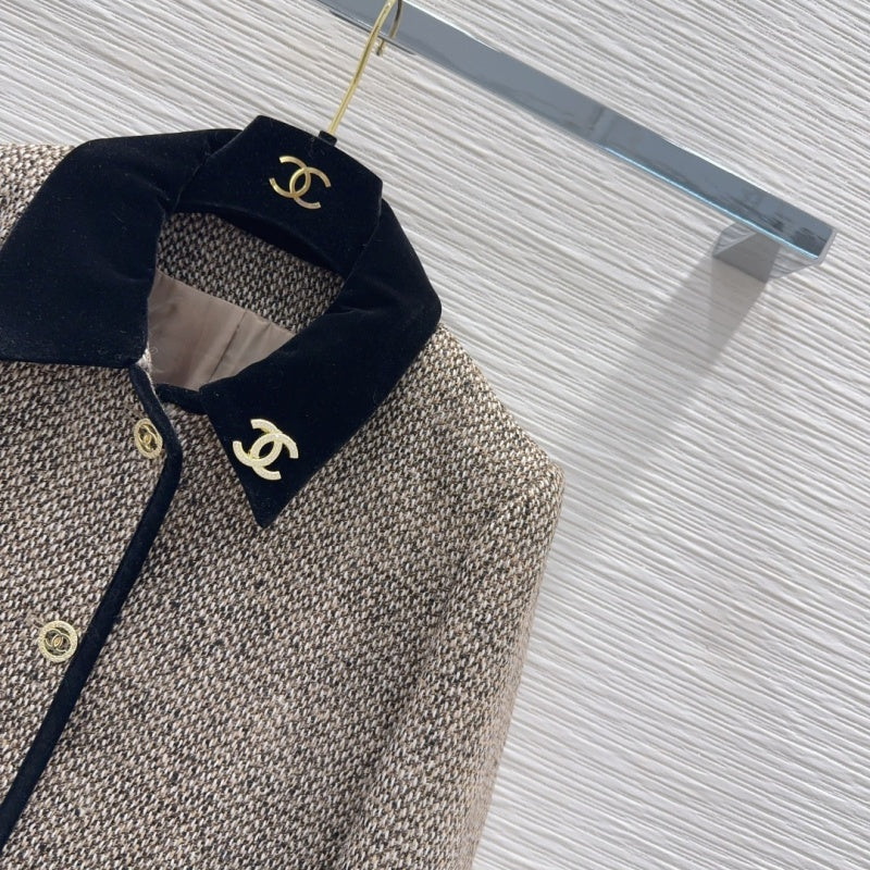 New Fashion Women's CC Tweed Jacket CQQ1326101516