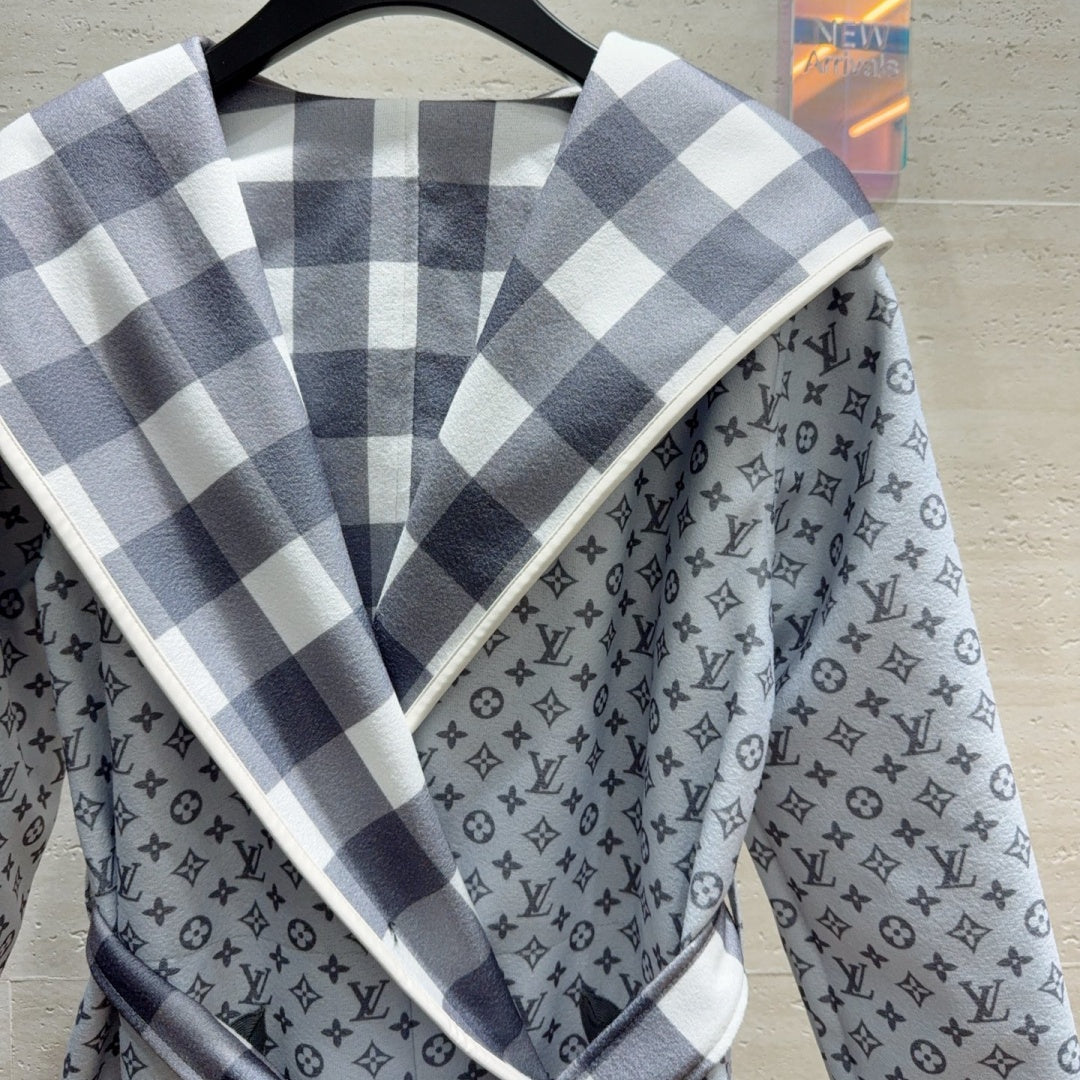 New Fashion Women's All Over Print Reversible Coat CQQ1326101517